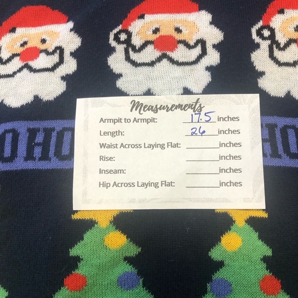 H&M Cotton Christmas Sweater Crew Neck Pull Over Soft Fun Christmas in July! - Picture 4 of 7